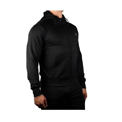 Campera Sudadera Wilson con Cierre y Bolsillos Laterales de French Terry Oxford
