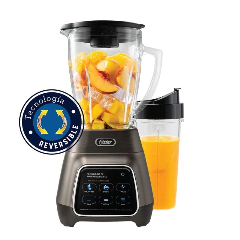 Licuadora Oster vidrio Negro con Blender