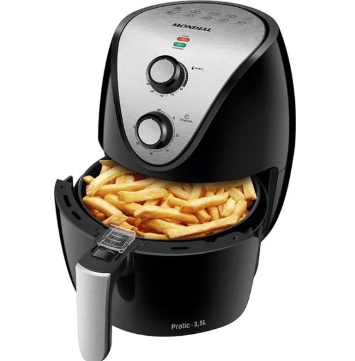 FREIDORA AIR FRYER MONDIAL FAMILY IV 3.5L 200W NEGRO 79965