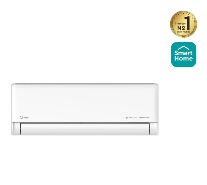 MIDEA MINI SPLIT 12000BTU C/ KIT AI ECOMASTER R32 INVERTER