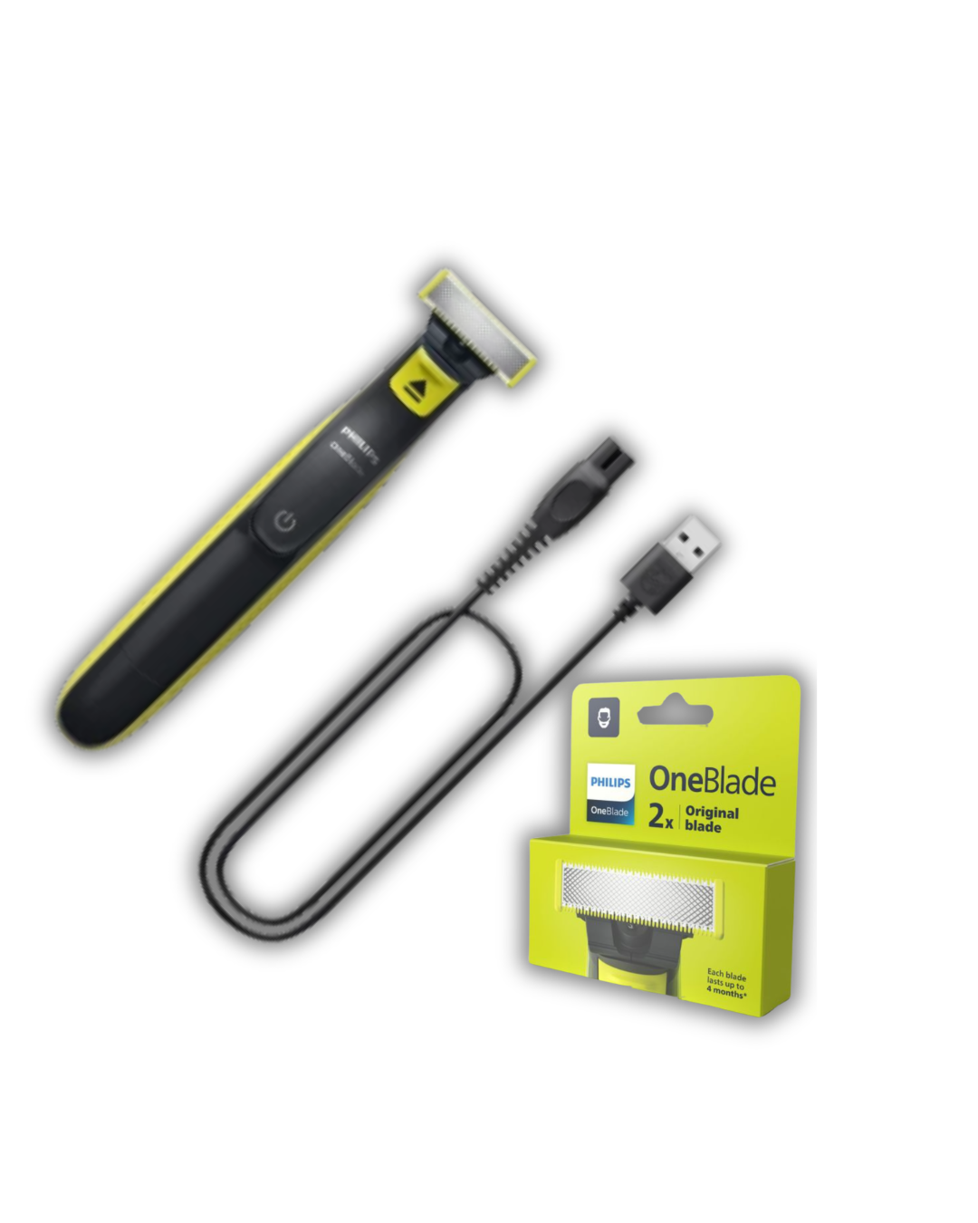 AFEITADORA PHILIPS QP2724/10 ONEBLADE +CUCHILLAS DE REPUESTO