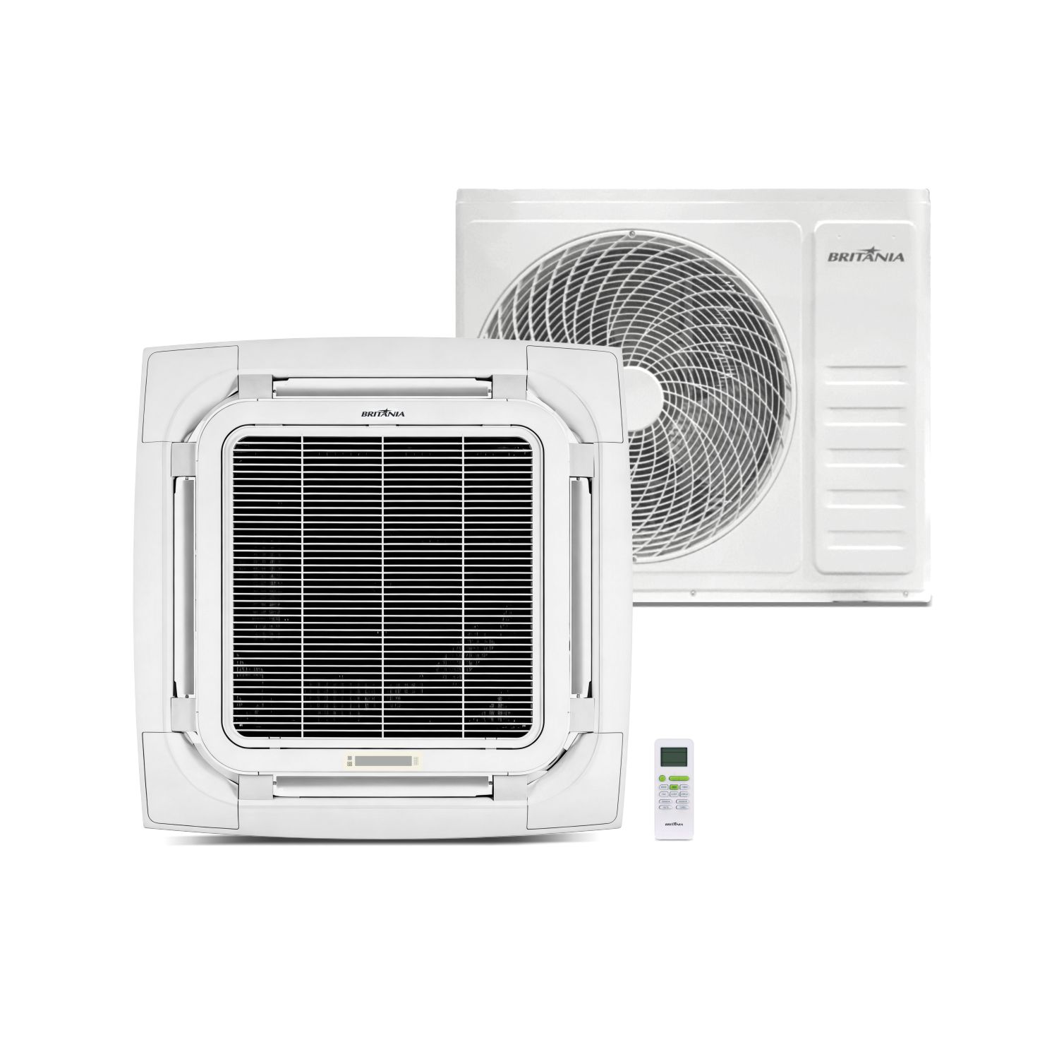 Aire Acondicionado Britania Cassete 36.000 BTU Frío/Calor Gas R410A - 380V/50HZ